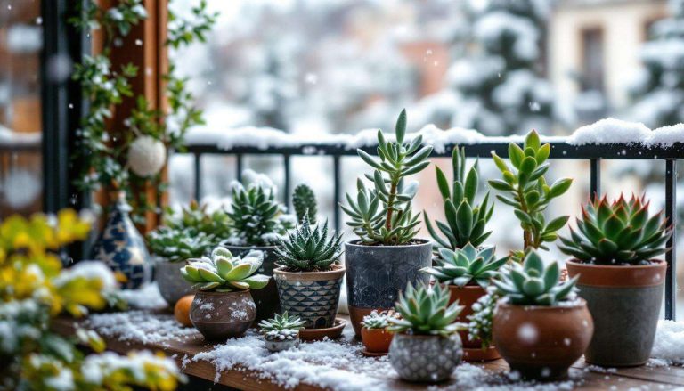 10 piante grasse che decorano il balcone in inverno