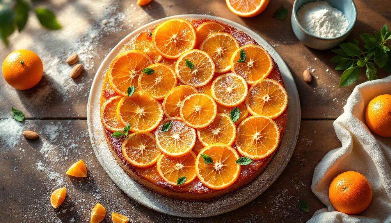 Agrumi e mandorle protagonisti: la torta rovesciata alla clementina soffice che scalda l’inverno