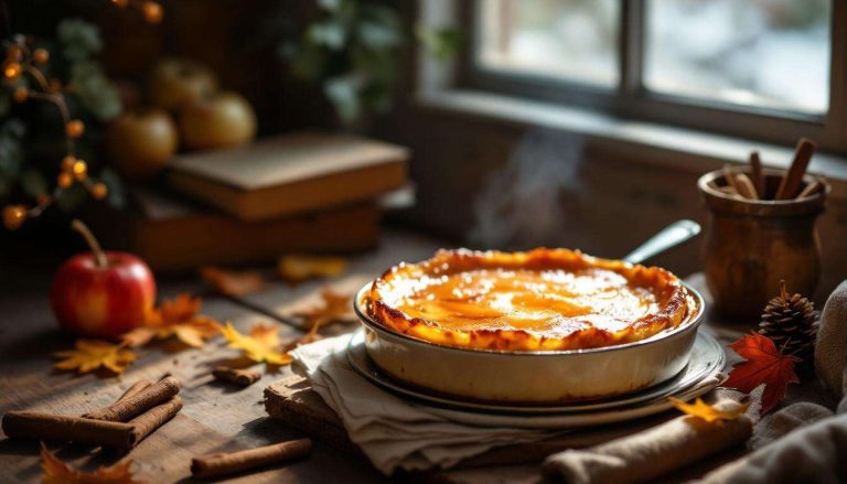 Un salto nel passato: il flan di mele e i segreti di un autunno caldo e accogliente