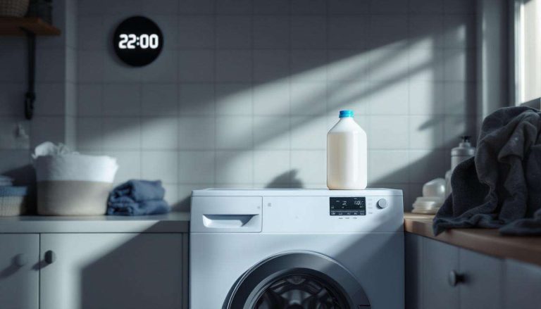 Aceto bianco in lavatrice alle 22:00: il motivo geniale che pochi conoscono