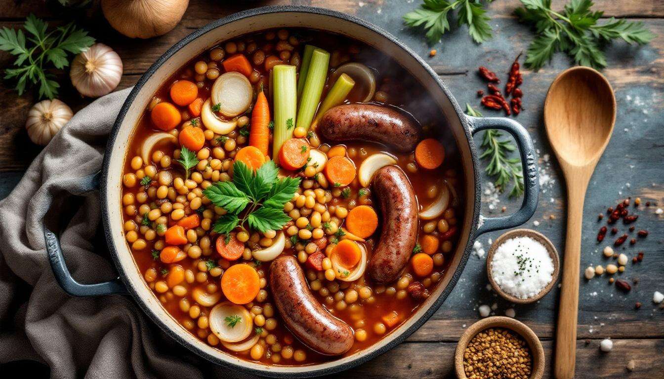 Lenticchie e salsiccia: un piatto che scalda tutta la famiglia prima di Natale