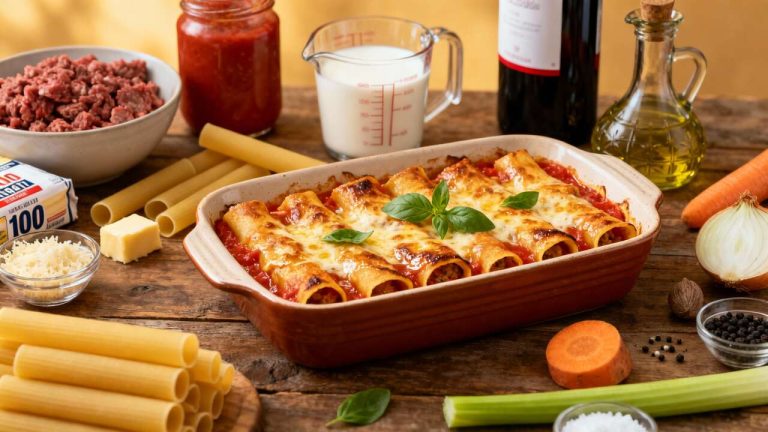 Cannelloni di carne al forno: il piatto ricco che risolve la cena quando serve conforto